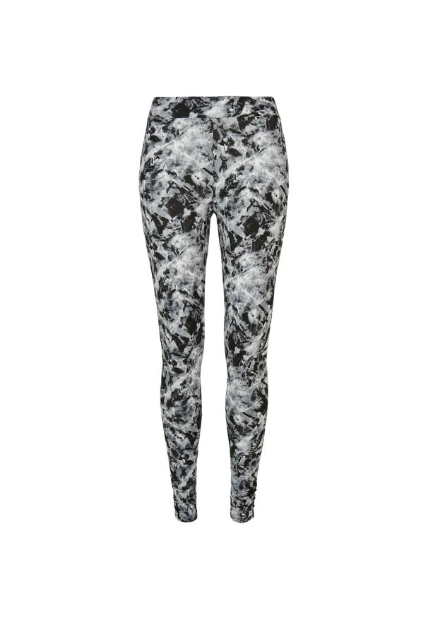Legginsy damskie Urban Classics Soft AOP GT. Kolor: czarny, wielokolorowy, biały. Wzór: nadruk