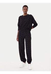 Hugo - HUGO Bluza Lokky 50545210 Czarny Relaxed Fit. Kolor: czarny. Materiał: bawełna #5