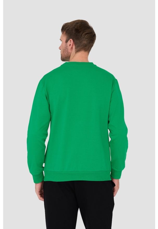 MOSCHINO Zielona męska bluza, Rozmiar L. Kolor: zielony