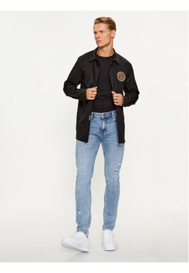 Just Cavalli Jeansy 75OAB5J0 Niebieski Slim Fit. Kolor: niebieski