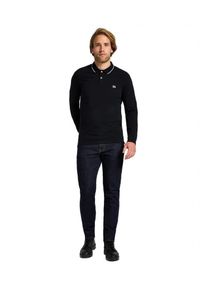 Lee - MESKA KOSZULKA POLO LEE LS PIQUE POLO BLACK BLACK 112322786. Typ kołnierza: polo #3