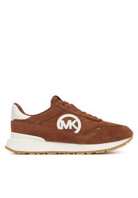 MICHAEL Michael Kors Sneakersy Nova Trainer 43S6NOFS1S Brązowy. Kolor: brązowy. Materiał: zamsz, skóra #1