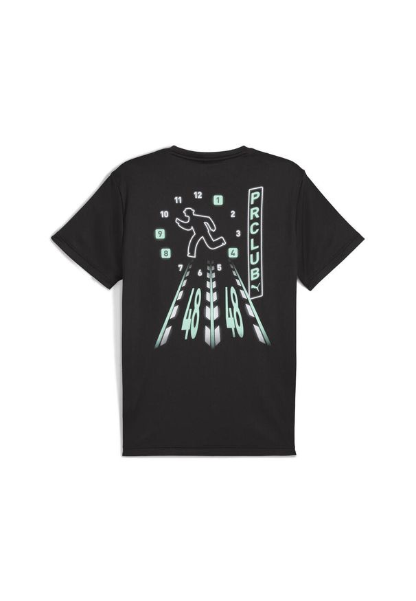 Puma - Męska koszulka RUN DIGITOKYO z grafiką PUMA Black. Kolor: czarny. Sport: bieganie