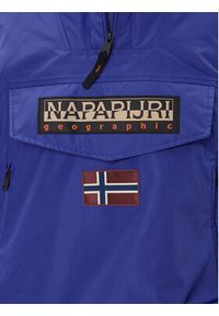 Napapijri Kurtka anorak Rainforest Next NP0A4IB9 Niebieski Regular Fit. Kolor: niebieski. Materiał: syntetyk #5