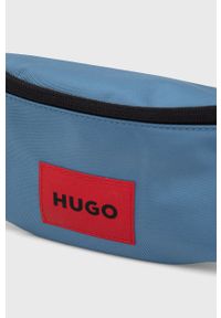 Hugo - HUGO nerka kolor szary. Kolor: niebieski. Materiał: poliester, poliamid. Wzór: aplikacja