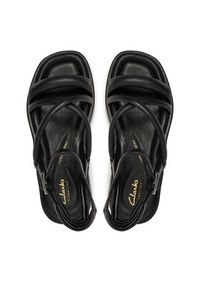 Clarks Sandały Alda Cross 26176254 Czarny. Kolor: czarny. Materiał: skóra #3