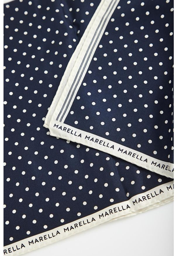 Marella - Chusta damska jedwabna w groszki Attinia MARELLA ACCESSORI. Materiał: jedwab. Wzór: grochy