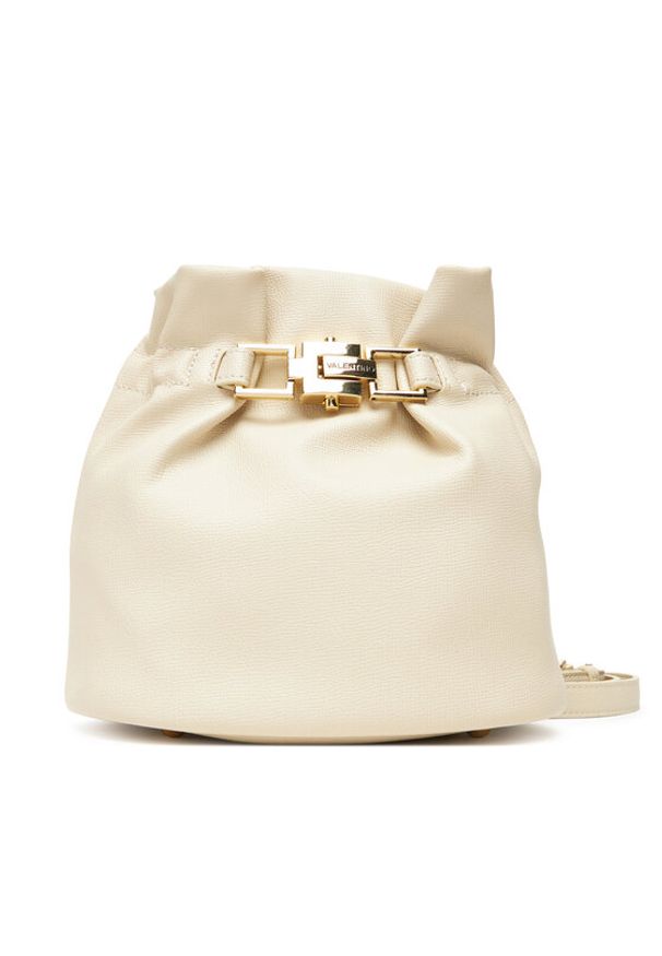 VALENTINO - Valentino Torebka Fedora Re VBS9A733 Écru. Kolor: kremowy. Materiał: skórzane