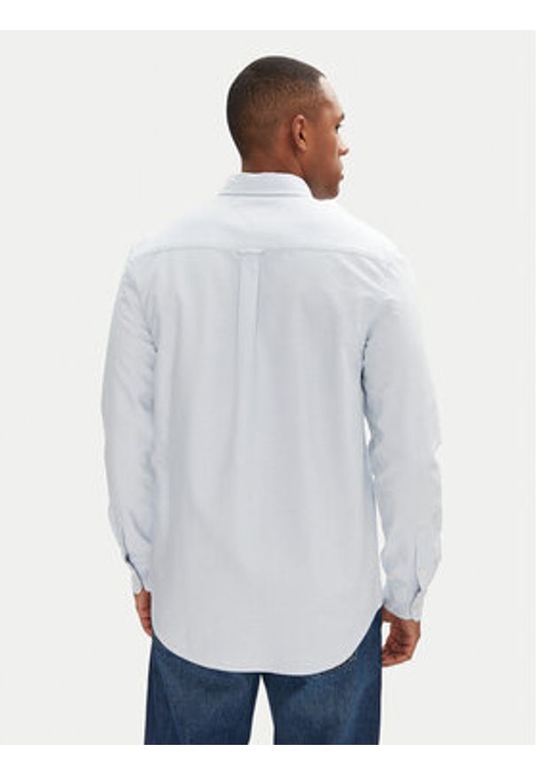 Tommy Jeans Koszula DM0DM21298 Błękitny Regular Fit. Kolor: niebieski. Materiał: bawełna