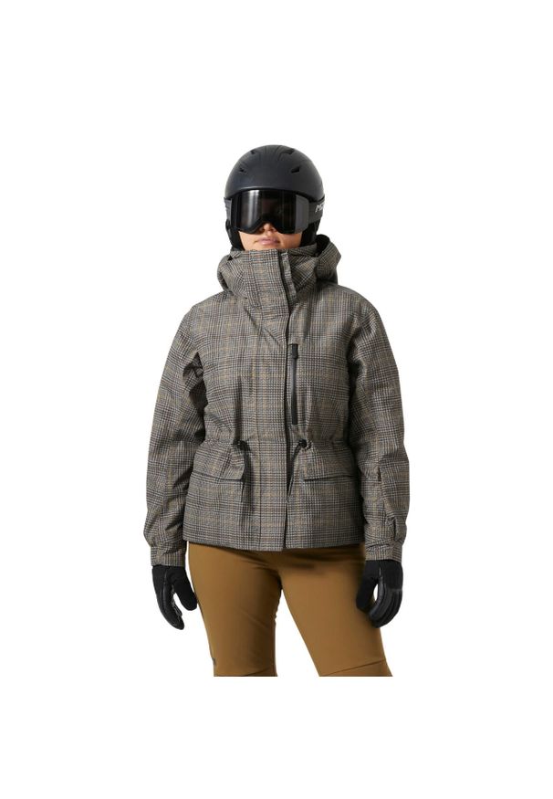 Damska kurtka narciarska Helly Hansen Nora 2.0. Kolor: brązowy. Sezon: zima. Sport: narciarstwo
