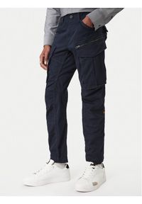 G-Star RAW - G-Star Raw Spodnie materiałowe Rovic D02190-5126 Granatowy Regular Fit. Kolor: niebieski. Materiał: syntetyk #1