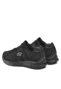 skechers - Skechers Sneakersy Flash Point 58350/BBK Czarny. Kolor: czarny. Materiał: skóra #2