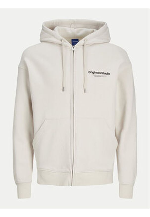 Jack & Jones Bluza Vesterbro 12241691 Beżowy Relaxed Fit. Kolor: beżowy. Materiał: bawełna