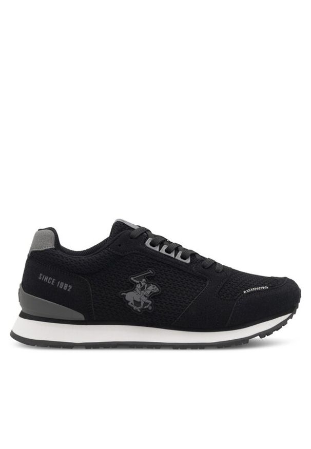 Beverly Hills Polo Club Sneakersy PATCH-01 Czarny. Kolor: czarny. Materiał: materiał