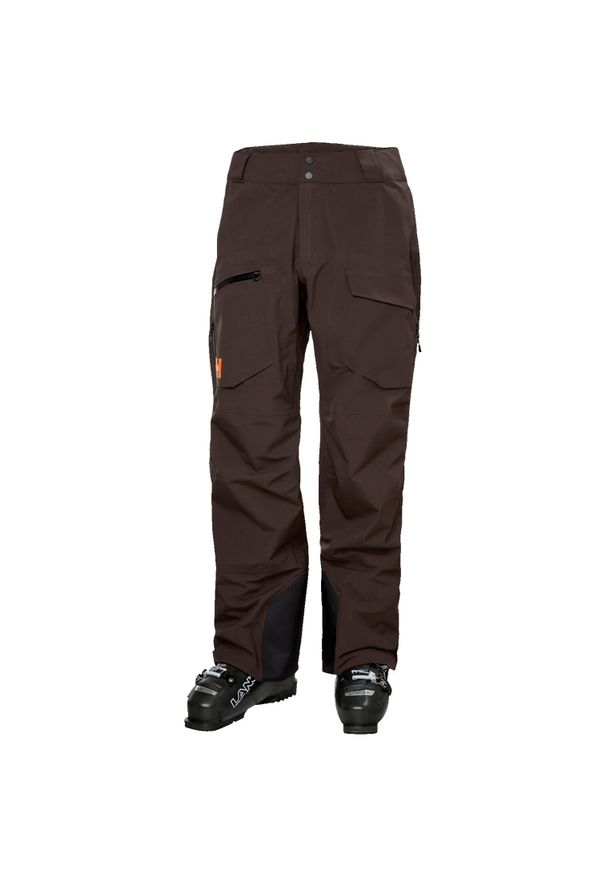Spodnie narciarskie Helly Hansen Ridge Infinity Shell. Kolor: brązowy. Sezon: zima. Sport: narciarstwo