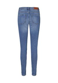 Vero Moda Jeansy Tanya 10222531 Granatowy Skinny Fit. Kolor: niebieski