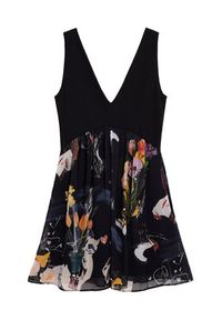Desigual Sukienka letnia Uve 26SWVW47 Czarny Regular Fit. Kolor: czarny. Materiał: bawełna. Sezon: lato #3