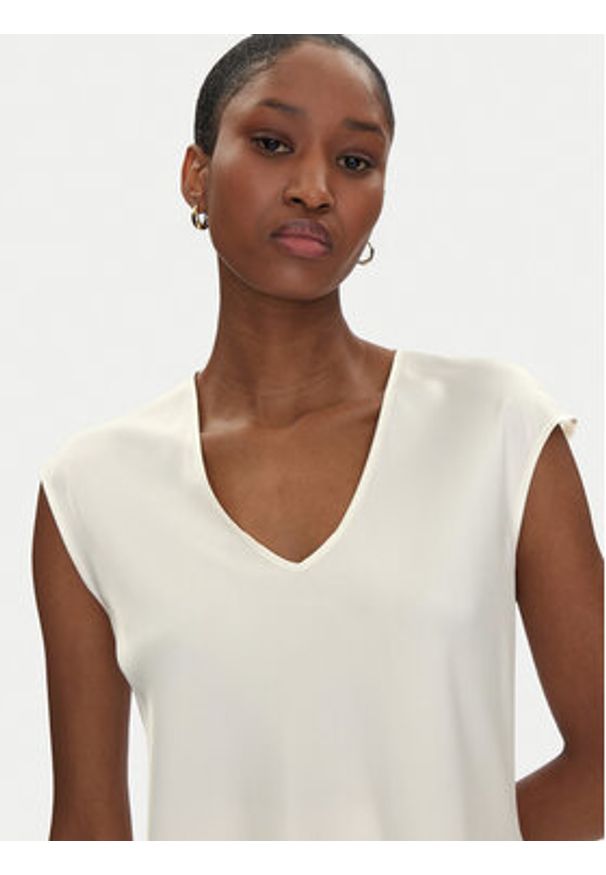 Rinascimento Bluzka CFC0122604003 Écru Regular Fit. Materiał: syntetyk