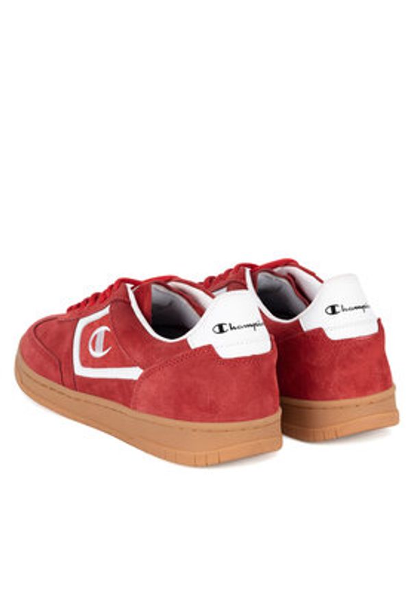 Champion Sneakersy CL78 S LOW S22279-RS001 Czerwony. Kolor: czerwony. Materiał: zamsz, skóra