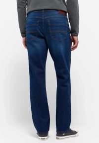 Męskie Spodnie Jeansowe Mustang Style Washington Straight Denim Blue 1015885 5000 802