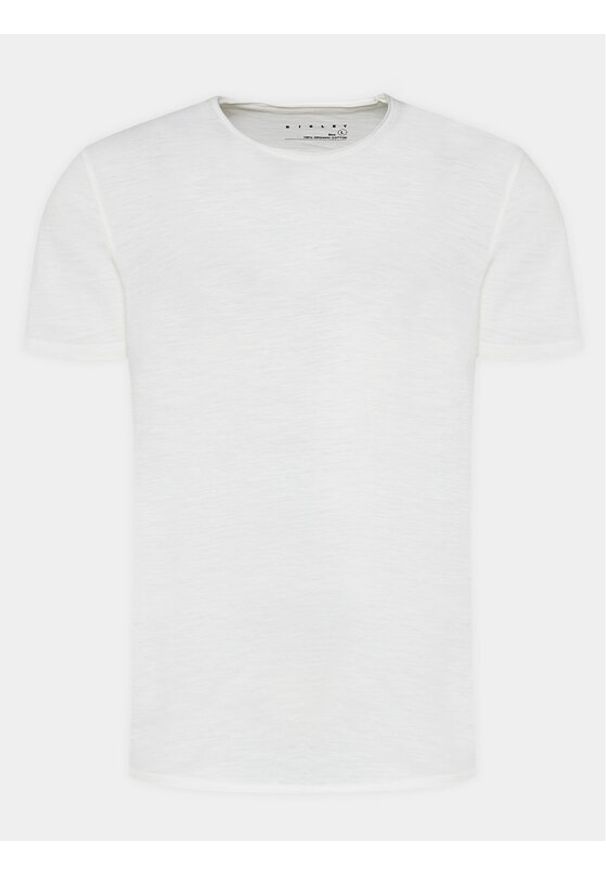 Sisley T-Shirt 3WF0S101K Biały Regular Fit. Kolor: biały. Materiał: bawełna
