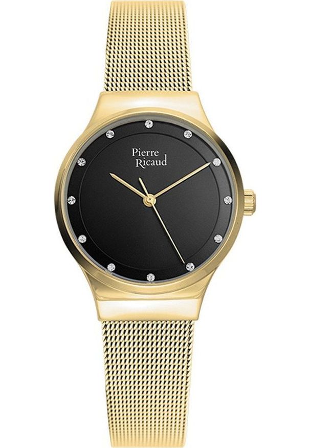 Zegarek Pierre Ricaud Zegarek damski Pierre Ricaud P22038.1144Q złoty. Kolor: złoty