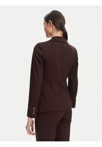 Marella Marynarka Debutto 2523916034 Brązowy Regular Fit. Kolor: brązowy. Materiał: syntetyk #3