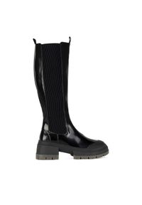 Nine West Kozaki WFA3033-10 Czarny. Kolor: czarny. Materiał: materiał #1