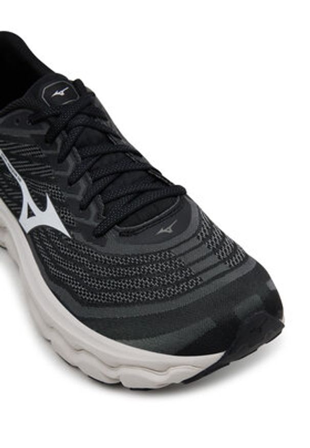 Mizuno Buty do biegania Wave Horizon 8 J1GC2526 Czarny. Kolor: czarny. Materiał: materiał. Model: Mizuno Wave