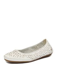 Rieker Baleriny CEO-41460-80 Biały. Kolor: biały. Materiał: skóra #6