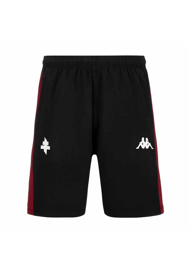 Kappa - Szorty Metz Alopiz 8 2024/25. Kolor: czerwony, czarny, wielokolorowy. Sport: piłka nożna