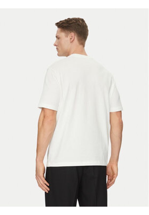 Armani Exchange T-Shirt 6DZTLN ZJ9JZ 1116 Biały Regular Fit. Kolor: biały. Materiał: bawełna