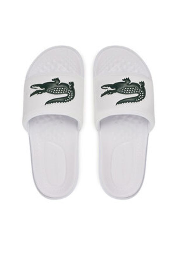 Lacoste Klapki 7-49CMA0038 Biały. Kolor: biały. Materiał: syntetyk