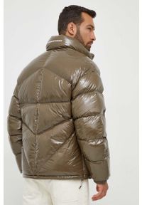 Armani Exchange kurtka puchowa męska kolor zielony zimowa. Kolor: zielony. Materiał: puch. Sezon: zima #2