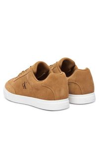 Calvin Klein Sneakersy Low Prof Cupsole Wt Su HM0HM02201 Brązowy jasny. Kolor: brązowy. Materiał: zamsz, skóra #5