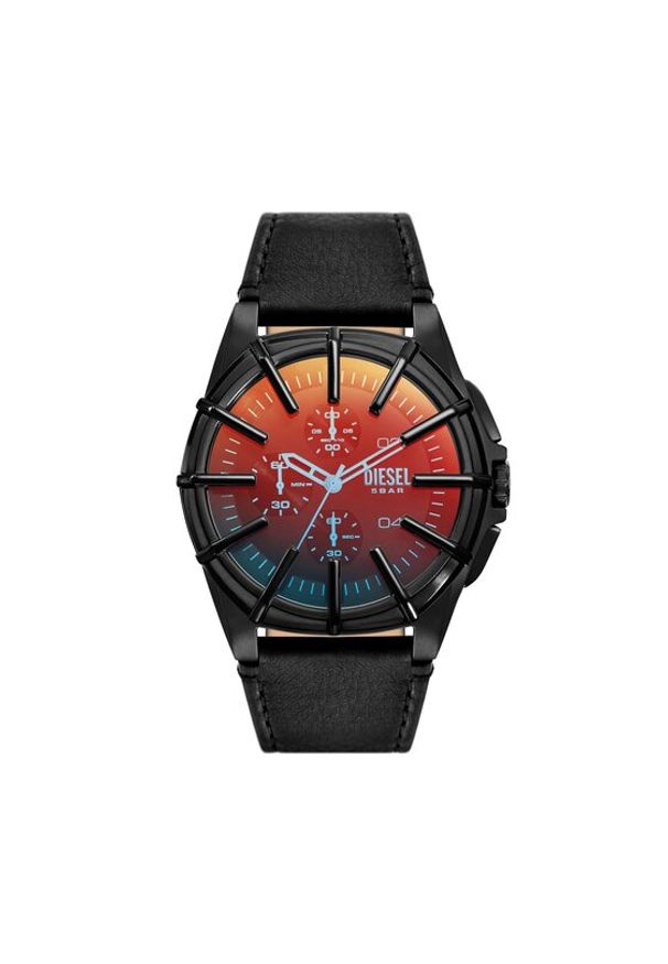 Diesel Zegarek Framed DZ4658 Czarny. Kolor: czarny