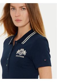 TOMMY HILFIGER - Tommy Hilfiger Sukienka codzienna Varsity WW0WW43841 Granatowy Slim Fit. Okazja: na co dzień. Kolor: niebieski. Materiał: bawełna. Typ sukienki: proste. Styl: casual #3