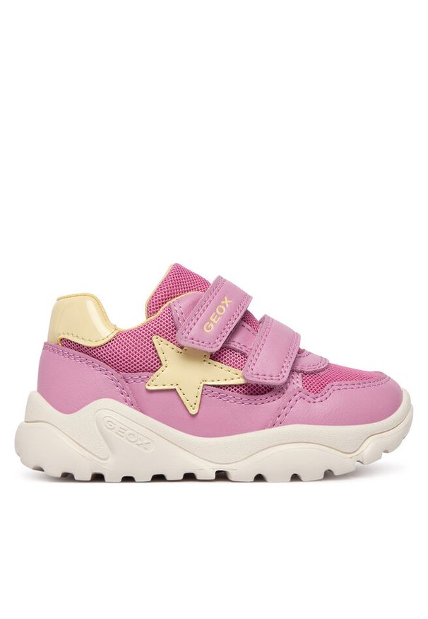 Sneakersy Geox. Kolor: różowy