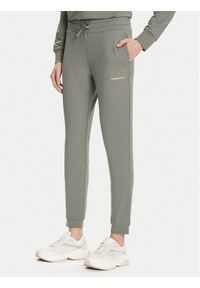 EA7 Emporio Armani Spodnie dresowe 8NTP66 TJ9RZ U8142 Zielony Regular Fit. Kolor: zielony. Materiał: syntetyk #1