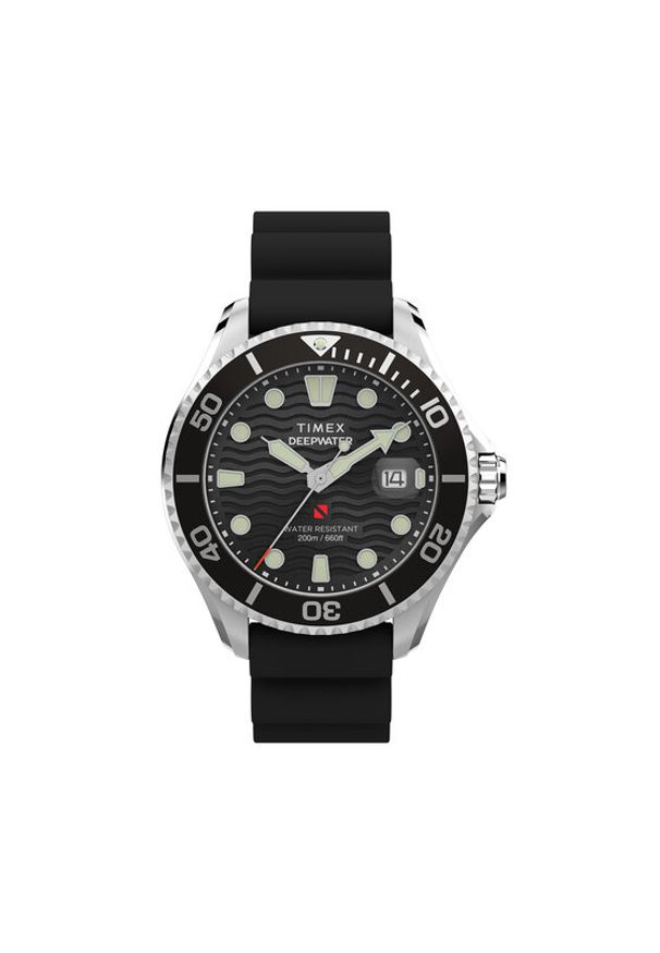 Timex Zegarek Deepwater Meridian TW2W81600 Srebrny. Kolor: srebrny