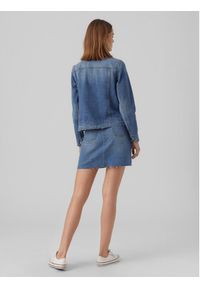 Vero Moda Kurtka jeansowa Zorica 10279789 Niebieski Regular Fit. Kolor: niebieski. Materiał: bawełna, jeans