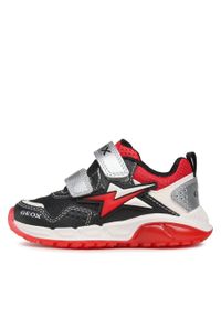 Sneakersy Geox J Spaziale B.B J35CQB 014BU C0048 M Black/Red. Kolor: czarny. Materiał: materiał