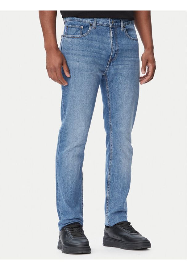 Hugo - HUGO Jeansy Ash 50563468 Niebieski Slim Fit. Kolor: niebieski