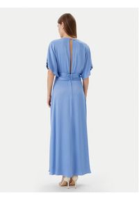 LOLA CASADEMUNT Sukienka wieczorowa MS2516012 Błękitny Regular Fit. Kolor: niebieski. Materiał: wiskoza. Styl: wizytowy #2