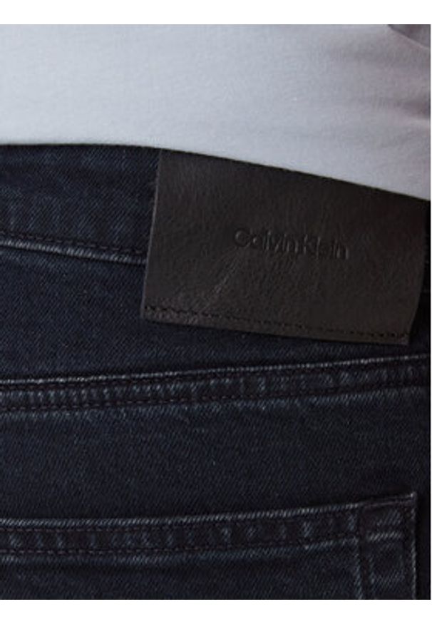 Calvin Klein Jeansy LV04RF930G Czarny Slim Taper Fit. Kolor: czarny