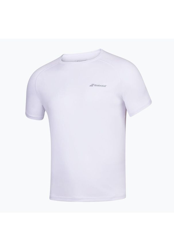 Koszulka dziecięca Babolat Play Crew Neck. Kolor: biały