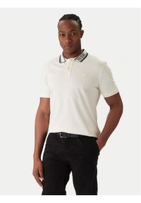 Guess Polo M6RP60 K7O64 Écru Regular Fit. Typ kołnierza: polo. Kolor: kremowy. Materiał: bawełna #1