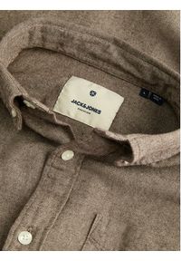 Jack & Jones - Jack&Jones Koszula Blubrook 12282353 Beżowy Regular Fit. Kolor: beżowy. Materiał: bawełna #4