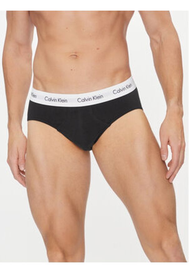 Calvin Klein Underwear Komplet 3 par slipów 0000U2661G Kolorowy. Materiał: bawełna. Wzór: kolorowy