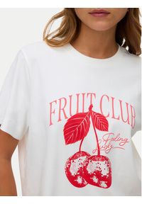 Vero Moda T-Shirt Yma 10338503 Biały Regular Fit. Kolor: biały. Materiał: bawełna #2